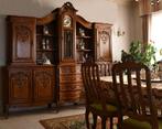 Massief eiken eetkamer, Huis en Inrichting, Ophalen, Zo goed als nieuw, Louis XIV, 4 tot 6 stoelen