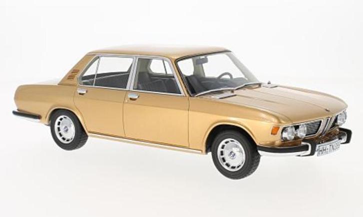 BMW 2500 goud, Hobby en Vrije tijd, Modelauto's | Overige schalen, Nieuw, Auto, Verzenden