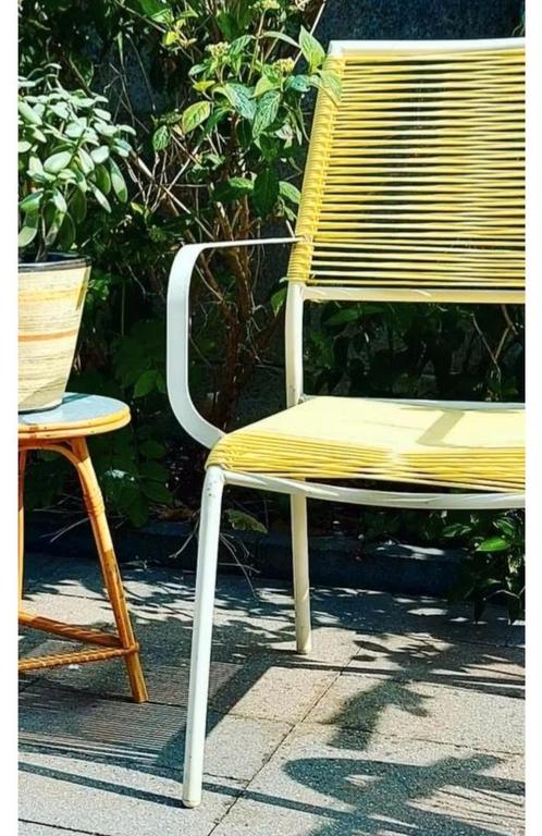 Vintage draadstoelen, 125 euro/st, jaren 50-60, Tuin en Terras, Tuinstoelen, Metaal, Ophalen of Verzenden