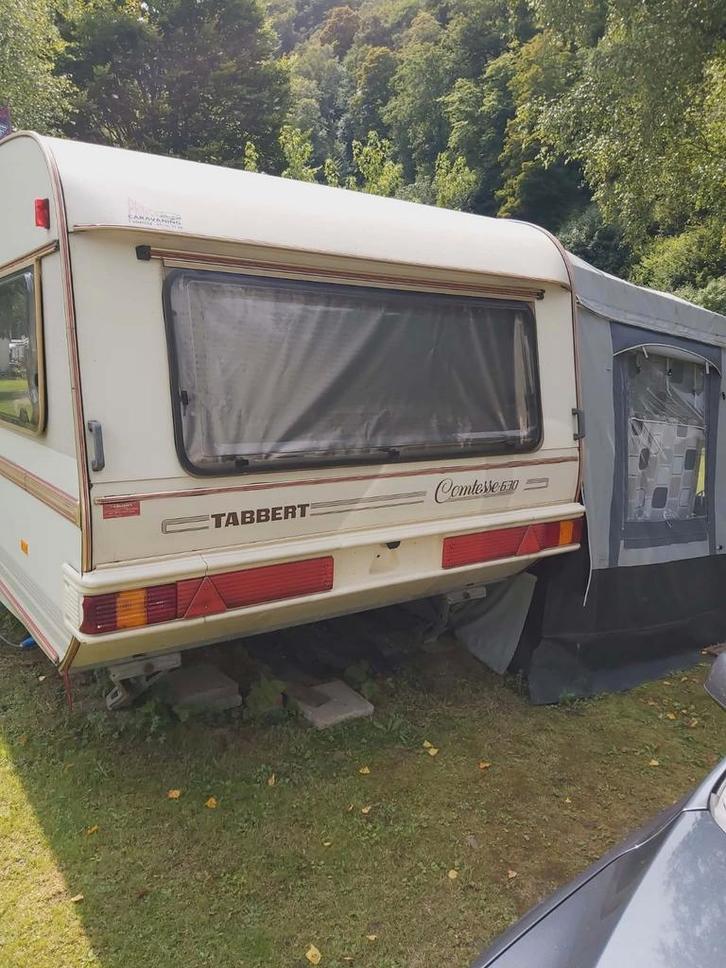 Caravane tabbert comtesse 630, Caravans en Kamperen, Caravans, Particulier, Overige, Tabbert, Luifel, Uitbouw voortent, Ophalen