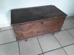 Ancien coffre de menuisier en bois L 85 l 43 h37, Antiquités & Art, Enlèvement