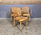 Thonet 811 Praag stijl stoelen bentwood webbing, Huis en Inrichting, Ophalen, Riet of Rotan, Gebruikt, Thonet bentwood vintage Praak Classic Design