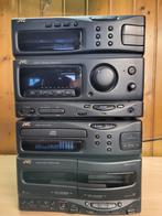 JVC stereoketen, CD, 2 cassette, boxen, afstandsbediening.., Ophalen, Gebruikt, Cd-speler, JVC