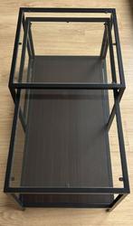 IKEA Vittsjö zwarte bijzettafels, Huis en Inrichting, Tafels | Salontafels, Ophalen, Minder dan 50 cm, Gebruikt, 50 tot 100 cm