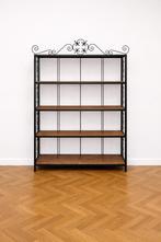 Industrieel smeedijzeren winkelrek / horeca display, Industrieel