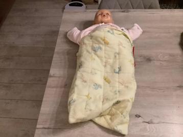 Poupée dans un sac de couchage (58 cm), Enlèvement ou Envoi, Utilisé, Baby Pop