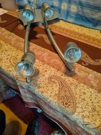 Plafondlamp met 2 armen en 4 spots, Ophalen, Gebruikt, Metaal