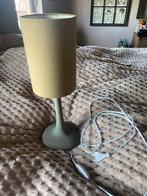Sfeerlampje donkergroene voet en kaki kap, Enlèvement, Comme neuf