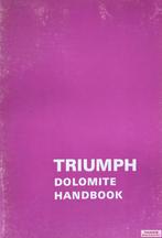 Handboek Triumph Dolomite, Enlèvement ou Envoi