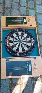 Dartsbord + kastje, Sport en Fitness, Darts, Ophalen, Gebruikt