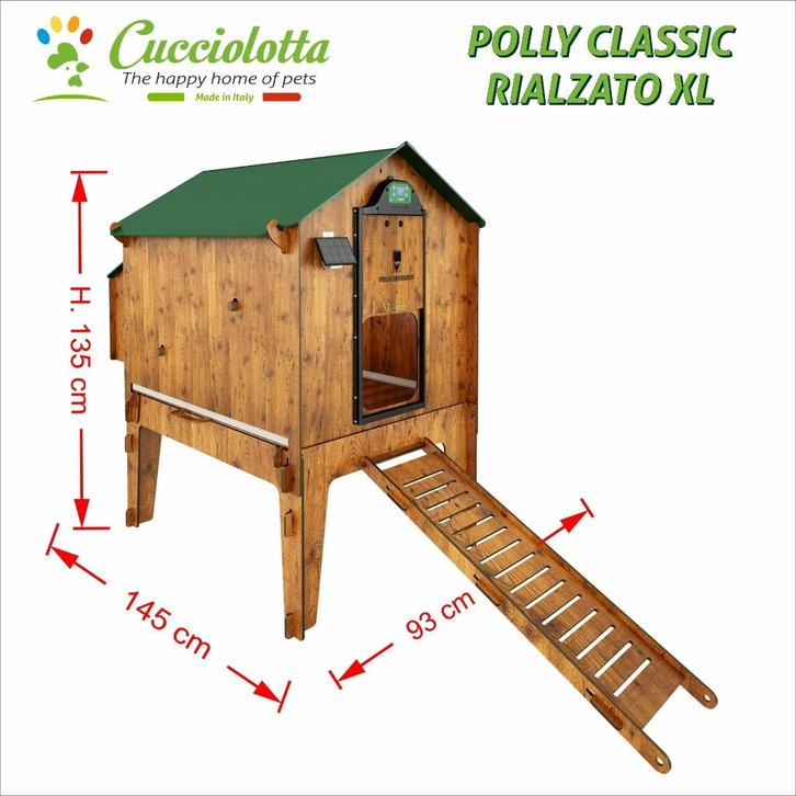 Trespa Kippenhok Classic XL Verhoogd, Animaux & Accessoires, Volatiles | Accessoires, Neuf, Poulailler, Enlèvement ou Envoi