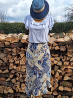 Jupe My Own bleue doublée multicolore taille 36, Own, Ophalen of Verzenden, Zo goed als nieuw, Maat 36 (S)
