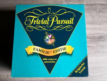 Bordspel trivial pursuit: familie editie - Belgische versie  beschikbaar voor biedingen