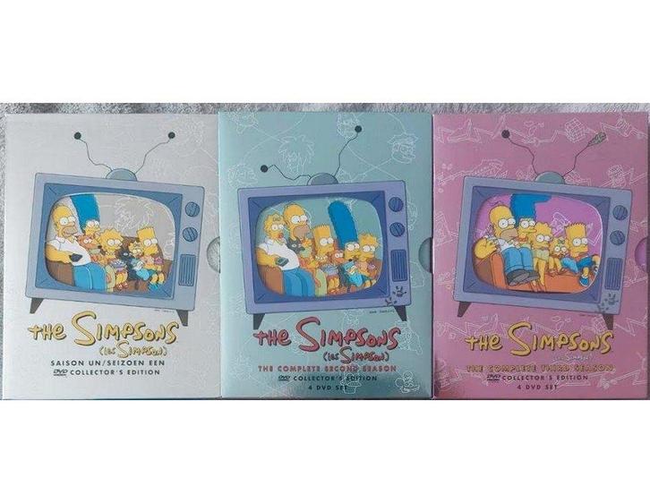 The Simpsons Seizoen 1-3 (Nieuw), Cd's en Dvd's, Dvd's | Tv en Series, Zo goed als nieuw, Komedie, Ophalen