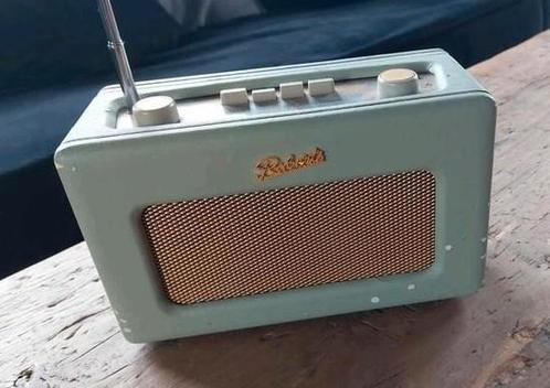 Radio rétro Roberts Revival (vert), TV, Hi-fi & Vidéo, Radios, Utilisé, Radio, Enlèvement ou Envoi