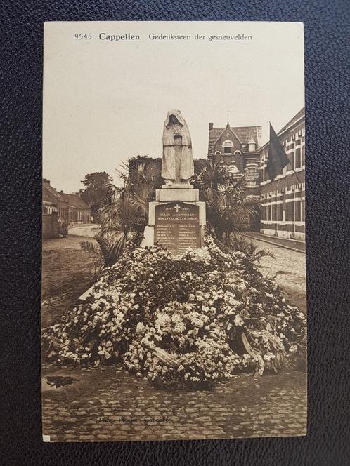 Postkaart Kapellen Cappellen Gedenksteen der gesneuvelden, Verzamelen, Postkaarten | België, Gelopen, Antwerpen, 1920 tot 1940
