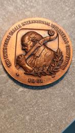ISRAEL 1961 Pablo Casals - 59mm, 117g Bronze Medal B19, Ophalen of Verzenden, Brons