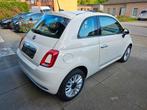 Fiat 500 1.2i Lounge / AUTOMAAT / DAK / CRUISE, Berline, Cuir et Tissu, Automatique, Carnet d'entretien