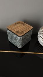 Kaars in betonnen pot met deksel, Ophalen, Zo goed als nieuw