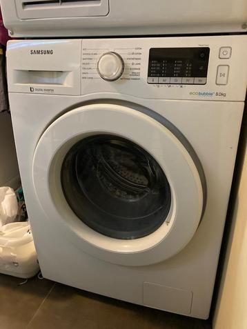 SAMSUNG wasmachine 8kg WW80J5455MW-> DOE EEN BOD beschikbaar voor biedingen