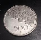 Zilveren 500 frank, Postzegels en Munten, Ophalen of Verzenden