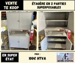 Etagère/armoire en 2 parties superposables - Super état, Ophalen, Zo goed als nieuw