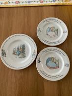 Wedgwood England, Peter Rabbit design , 3 borden, Ophalen of Verzenden, Wedgwood, Bord(en)
