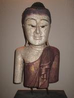 Boeddha Shakyamuni in hout, Ophalen of Verzenden