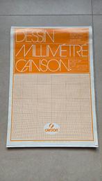 Millimeterpapier A3 oranje, Enlèvement ou Envoi, Utilisé