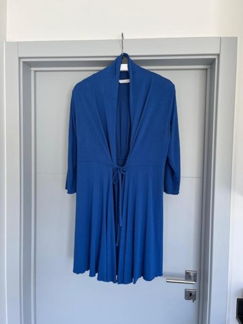 Lange gilet maat 42 ( Atmos fashion ), Kleding | Dames, Truien en Vesten, Zo goed als nieuw, Maat 42/44 (L), Blauw, Ophalen of Verzenden