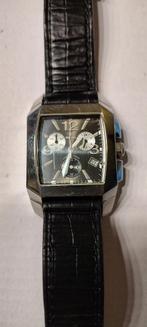 Festina herenhorloge, Handtassen en Accessoires, Overige merken, Leer, Staal, Polshorloge