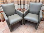 Set van 2 lederen zeteltjes, Ophalen, Minder dan 75 cm, Leer, Zo goed als nieuw