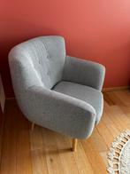 Grijze stoffen zetel, Enlèvement, Comme neuf