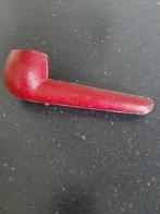 Lederen koker met pijp, Collections, Articles de fumeurs, Briquets & Boîtes d'allumettes, Enlèvement, Comme neuf