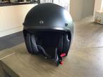 Nieuwe Moto helm Belfast zwart met ingebouwd vizier, Vélos & Vélomoteurs, Casques de cyclomoteur, Belfast E11, Enlèvement ou Envoi