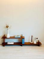 Vintage wandrek teakfineer jaren 60, Huis en Inrichting, Woonaccessoires | Wandplanken en Boekenplanken, Ophalen, Gebruikt