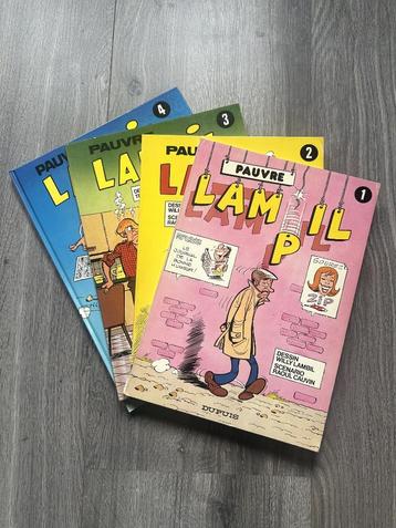 4 BDs (1 à 4) de PAUVRE LAMPIL éditions 1977 à 1984 EO - 30€ beschikbaar voor biedingen