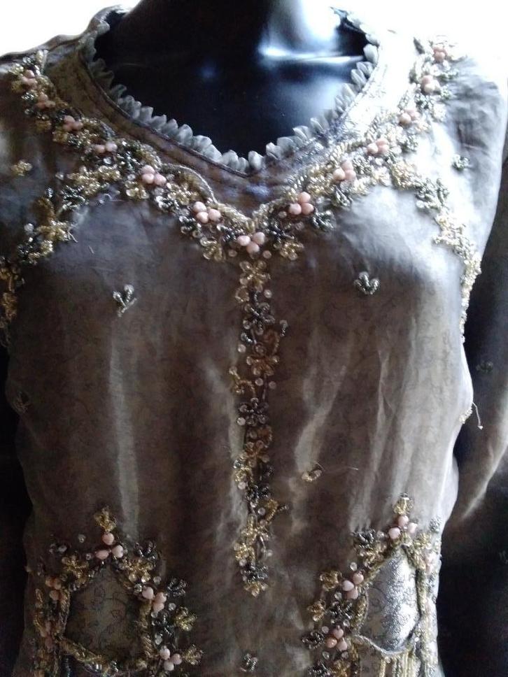 Prachtige lange jurk uit India, Kleding | Dames, Jurken, Gedragen, Verzenden