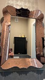 Bruin goud kleurig, Huis en Inrichting, Ophalen, Gebruikt, Minder dan 100 cm, Ovaal