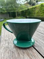 Melitta koffiefilter keramiek donkergroen, Huis en Inrichting, Ophalen, Zo goed als nieuw, Keramiek