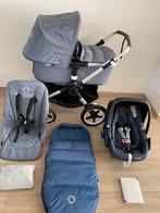 Bugaboo Fox 1 kinderwagen( mélange Blue ) 3-in1 Compleet, Kinderen en Baby's, Ophalen