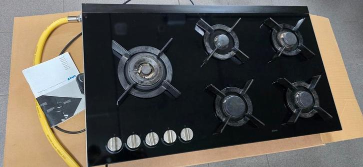 ATAG Kookplaat HG9611MBA, Elektronische apparatuur, Kookplaten, Gebruikt, Inbouw, Gas, 5 kookzones of meer, Energieklasse A of zuiniger