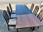 tafel met 6 stoelen, Ophalen, Gebruikt, 6 tot 8 stoelen