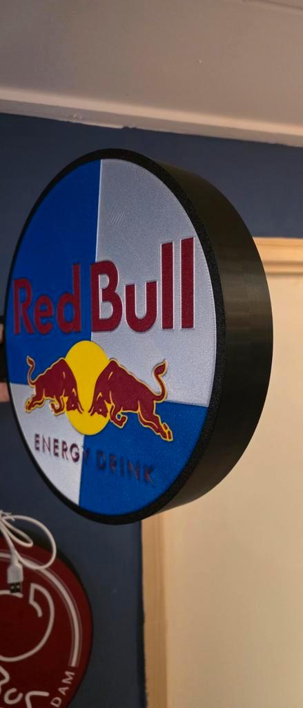 Belle boîte à lumière Red Bull, un panneau d'affichage doubl, Collections, Marques & Objets publicitaires, Neuf, Table lumineuse ou lampe (néon)