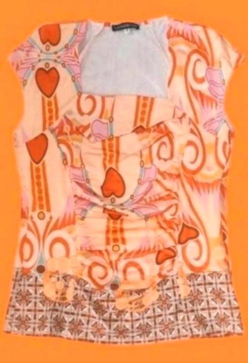 ✨️LIVINGSTON Top/Shirt Maat 38 in Topstaat✨️✨️, Kleding | Dames, Topjes, Zo goed als nieuw, Maat 38/40 (M), Oranje, Zonder mouw