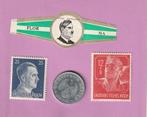 lot van 4 stuks van Hitler 2 postzegels niet afgestempel mun, Verzenden, Duitsland, Losse munt