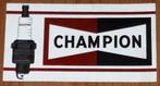 Vintage sticker Champion Bougies retro autocollant, Auto of Motor, Ophalen of Verzenden, Zo goed als nieuw