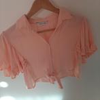 zalm kleurig blouse maat 140, Ophalen, Zo goed als nieuw, Meisje, Overhemd of Blouse
