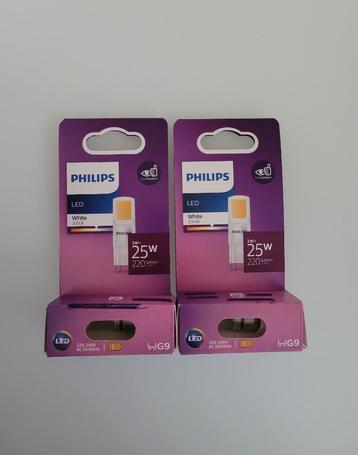 NIEUW! Philips LED EyeComfort G9 25W = 2W 220 lumen 3000k