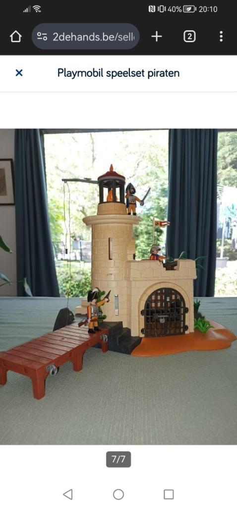 Piraten speelset Playmobil, Kinderen en Baby's, Speelgoed | Playmobil, Gebruikt, Complete set, Ophalen of Verzenden